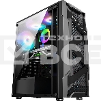 Корпус ALSEYE Warrior-B Mini-ITX/Micro ATX/ATX, USB2.0*2+HD Audio+USB3.0*1, 