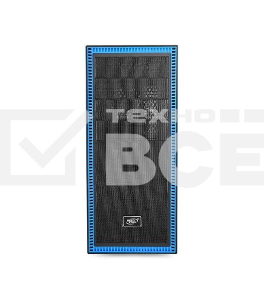Компьютерный корпус Deepcool TESSERACT BF (DP-CCATX-TSRBFBK), без БП, черно-синий, ATX, видеокарта до 310мм, высота кулера для процессора до 165мм, 7 слотов расширения, 2 отсека 5.25