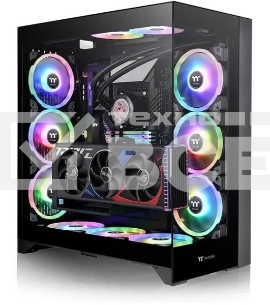 Компьютерный корпус Thermaltake CTE E660MX черный без БП E-ATX 13x120мм 11x140мм 2xUSB3.0 audio bott PSU