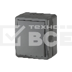 Выключатель 11-1401-03 IP54, 10АХ-250В, ОУ, Эксперт, серый (16/160/2560) Б0020670 ЭРА, фото 1