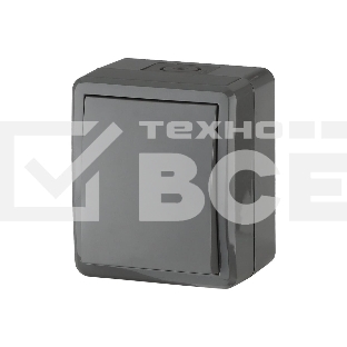 Выключатель 11-1401-03 IP54, 10АХ-250В, ОУ, Эксперт, серый (16/160/2560) Б0020670 ЭРА