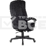 Кресло руководителя Бюрократ T-9950MSG-F Fabric черный Light-20, крестов. пластик, подст. для ног, фото16