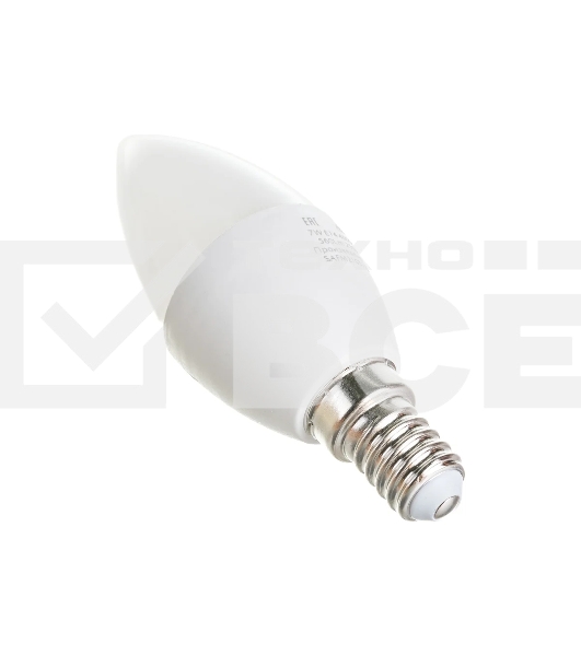 Лампа светодиодная SAFFIT SBC3707 (55031) 7 вт E14 белый матовая свеча