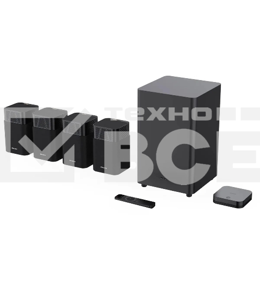 Саундбар Hisense HT SATURN 4.1.2 720Вт+240Вт черный