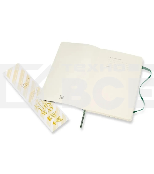 Блокнот Moleskine CLASSIC SOFT QP616K15 Large 130х210мм 192стр. линейка мягкая обложка зеленый