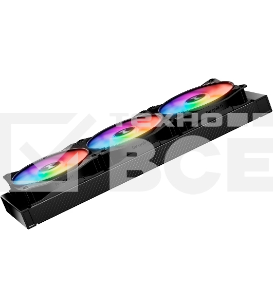 Вентилятор для корпуса be quiet! LIGHT WINGS LX 120мм PWM high-speed (120x120x25мм, 4-pin PWM, ARGb, 61.8CFM, 30.9dBA, 2100RPM, черный)