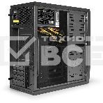 Компьютерный корпус Minitower ExeGate EX272745RUS QA-412U Black, mATX, (XP400, Black, 120мм), 2хUSB+2хUSB 3.0, Audio, фото5