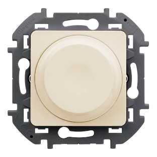 Светорегулятор поворотный Legrand без нейтрали, 300 Вт, слоновая кость