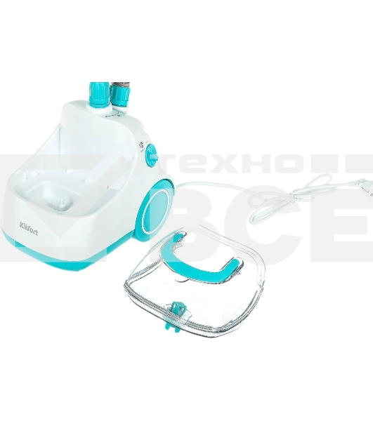 Отпариватель напольный Kitfort КТ-957 1500Вт белый/бирюзовый