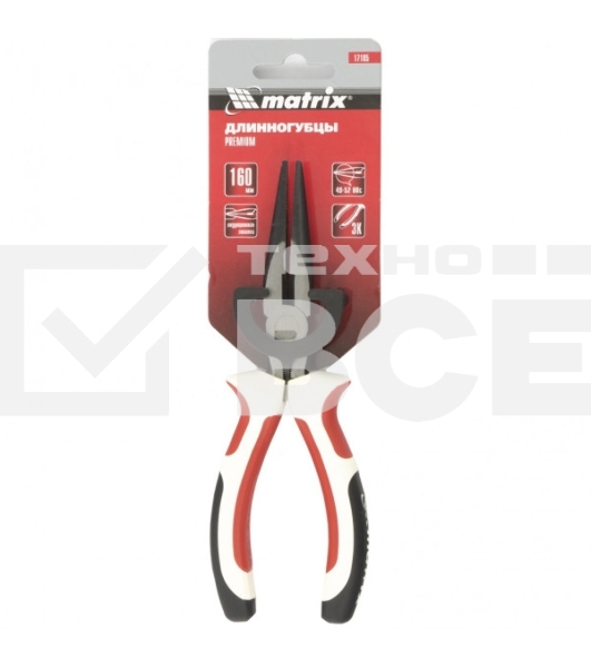 Длинногубцы Matrix Premium 17185 160 мм прямые