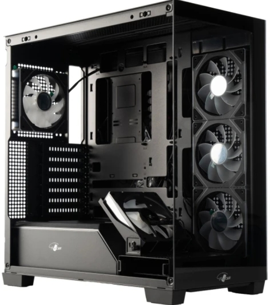 Корпус eATX Eurocase M9 Max-Fish tank M9 MAX 2ARGB 3_0_2 BLACK черный