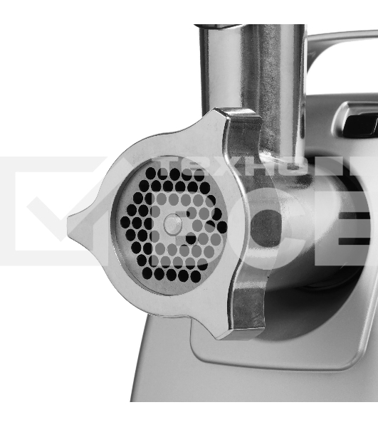 Мясорубка электрическая Аксион М62.01 черный, 2000 Вт, 4.0 кг/мин, реверс, защита от перегрузки, насадки - 4