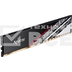 Оперативная память Apacer Tex, DDR4, 16GB (1x16 GB), 3200 MHz, CL16, радиатор, черный, фото 1