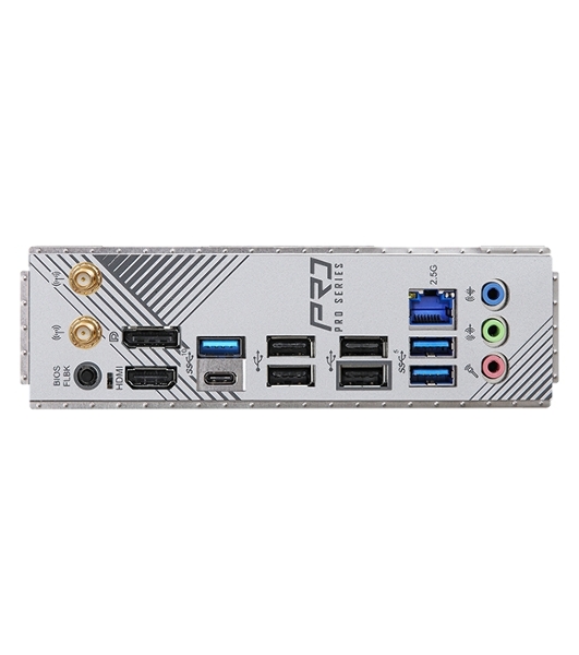 Материнская плата ASRock B650M PRO RS WIFI, Socket AM5, AMD B650, 4xDDR5-5200, HDMI+DP, 2xPCI-Ex16, 4xSATA3(RAID 0/1/10), 3xM.2, 8 Ch Audio, 1x2.5GLan, WiFi, (4+4)xUSB2.0, (3+4)xUSB3.2, (1+1)xUSB3.2 Type-C™, mATX, RTL,
