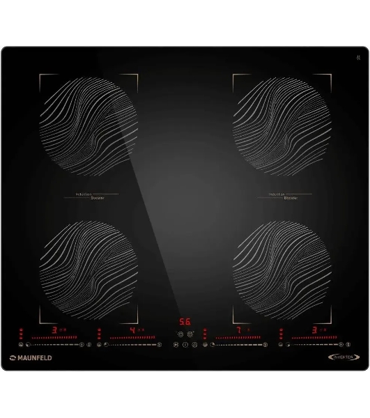 Индукционная варочная поверхность Maunfeld CVI594SB2BKF Inverter черный