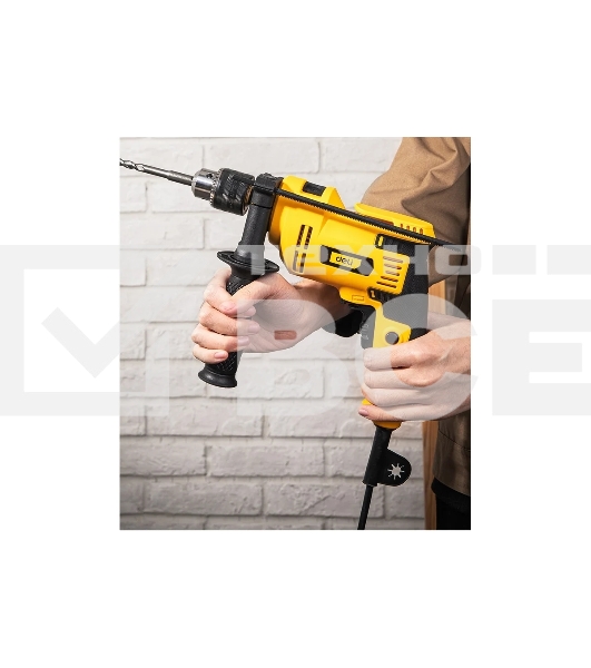 Дрель Deli DL-CZ13-E1, 650Вт, сетевая, ударная