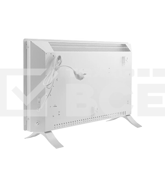 Конвектор Denzel OptiPrime-2000 белый, 2000 Вт, 25 м2, термостат, дисплей, WiFi