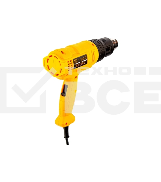 Фен технический Denzel HG-1800 1800 Вт 3 режима 28001
