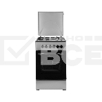 Плита комбинированная Kraft KF-FSK5302ES серый, конфорок 4 газовых, духовка 58 л, 50 см x 85.5 см x 55 см, фото 1