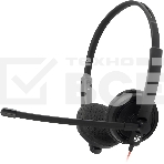 Наушники с микрофоном Oklick/Оклик HS-L900 черный 1.8м накладные оголовье, фото2