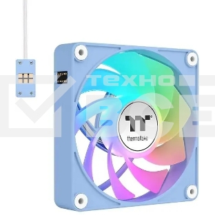 Комплект вентиляторов для корпуса Thermaltake CT140 EX Reverse ARGB Sync (3 шт.) голубой, 140 мм, 1800 об/мин, 32.8 дБ, 4 pin