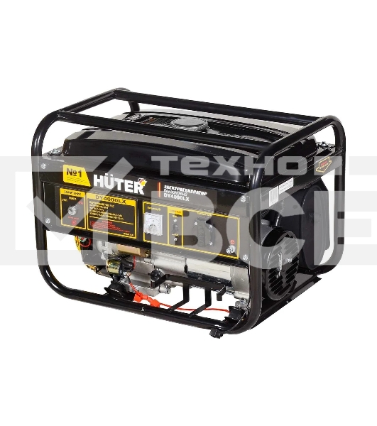 Электрогенератор бензиновый Huter DY4000LX, 3.3 кВт, 68 дБ, 42.2 кг