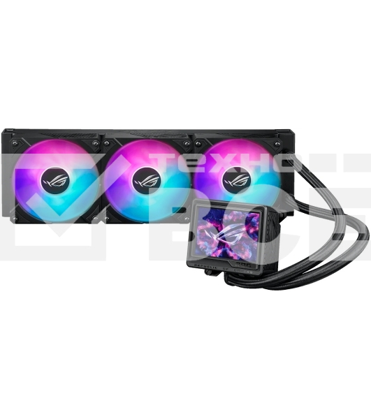 Жидкостная система охлаждения ASUS ROG RYUJIN III 360 ARGB EXTREME 90RC0131-M0EAY0 черный 120мм алюминий+медь 2800rpm 36db 4-pin 305W