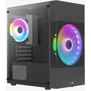 Компьютерный корпус Aerocool/Formula Atomic Lite-G-BK-v2 черный без БП mATX 1x120мм 2xUSB2.0 1xUSB3.0 audio