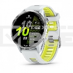 Смарт-часы Garmin Forerunner 970 белый, титановый безель, бело-желтый ремешок 47мм, фото 1