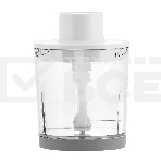 Погружной блендер KORTING KHB 0311 Polar, мощность 1200 Вт,объем чаши 500 мл, механическое/кнопочное управление, 4 насадки (блендер, измельчитель, миксер, насадка для пюре), 6 скоростей, турборежим, белый, фото3