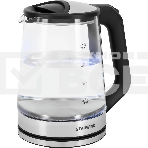 Чайник электрический Starwind SKG2112 2л. 1800Вт черный/прозрачный корпус: стекло, фото5