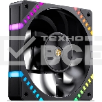 Вентилятор для корпуса JONSBO HF2-120BR Reverse (120x120x25мм, 4-pin PWM, ARGb, 63.3CFM, 29.5dBA, 2200RPM, черный), фото 1