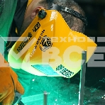 Щиток защитный лицевой (маска сварщика) Denzel F8, см. окно 100х50, Real Color, DIN 4-8/9-13, фото9