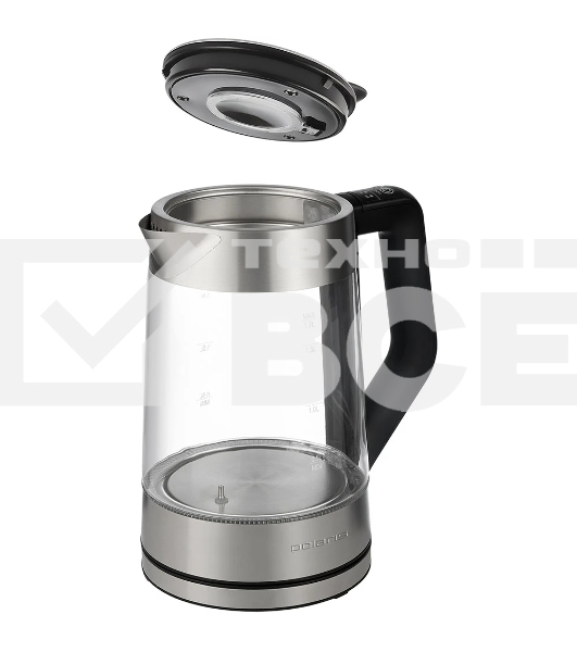 Чайник электрический POLARIS PWK 1710CGLD, 2200Вт, нержавеющая сталь