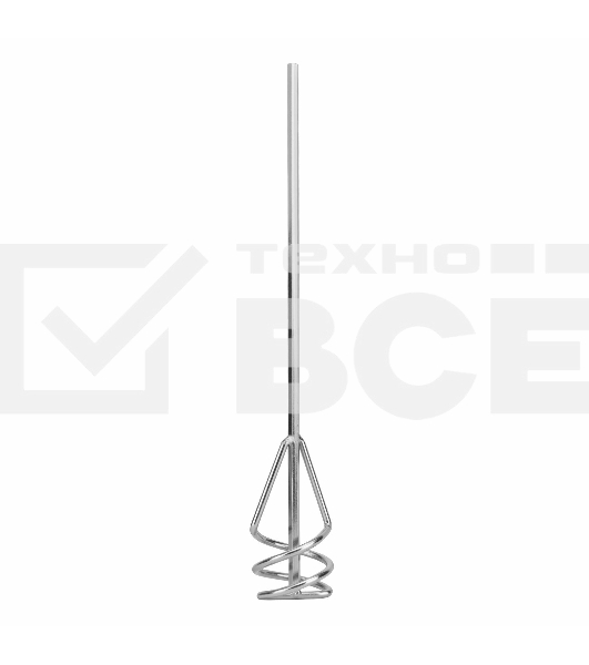 Миксер Сибртех из оцинкованной стали, D 60 мм, L 400 мм,д ля красок и штукатурных смесей