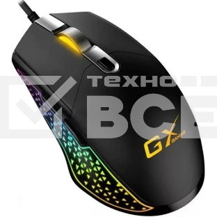 Мышь проводная Genius Scorpion M705 черный, 7200 dpi, USB, кнопки - 6