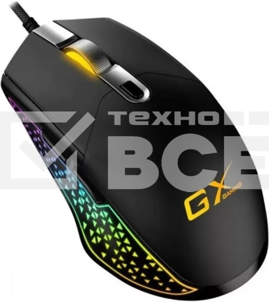 Мышь проводная Genius Scorpion M705 черный, 7200 dpi, USB, кнопки - 6