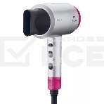 Фен BQ HD1818M серый/розовый, 1800 Вт, ионизация, фото 1