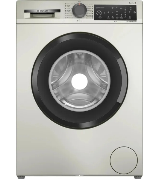 Стиральная машина Bosch WLZ2420SME серый, загрузка фронтальная 8 кг, 1200 об/мин, класс A+++