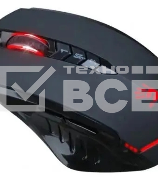 Мышь проводная A4Tech Bloody V8M Max черный, 12000 dpi, USB, кнопки - 10