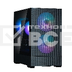 Компьютерный корпус ZALMAN P30 AIR, MATX, BLACK, WINDOW, 2xCombo (3.5'' or 2.5''), 3x2.5