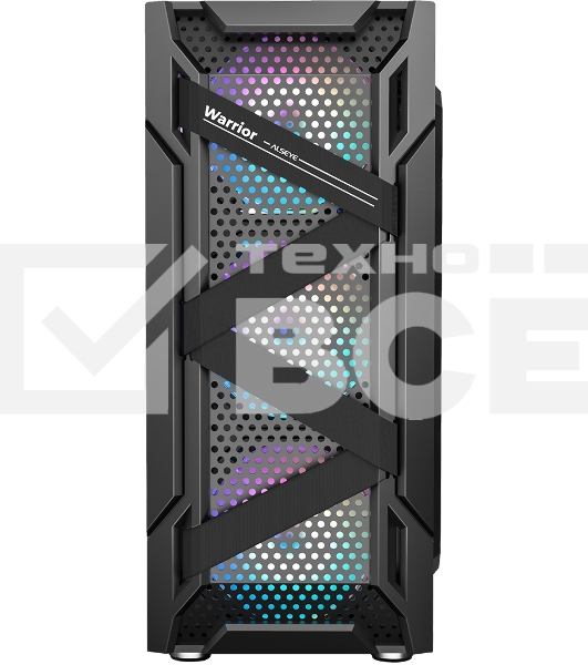 Корпус ALSEYE Warrior-B Mini-ITX/Micro ATX/ATX, USB2.0*2+HD Audio+USB3.0*1, 