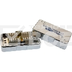 Адаптер Suprlan 10-0314-1, проходн.RJ45 кат.5E UTP, стальной, фото 1