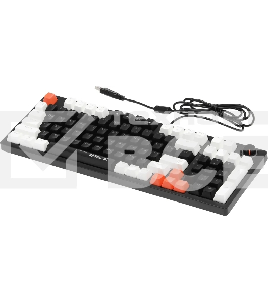Клавиатура Defender Hawk GK-418  проводная, USB, черный/белый