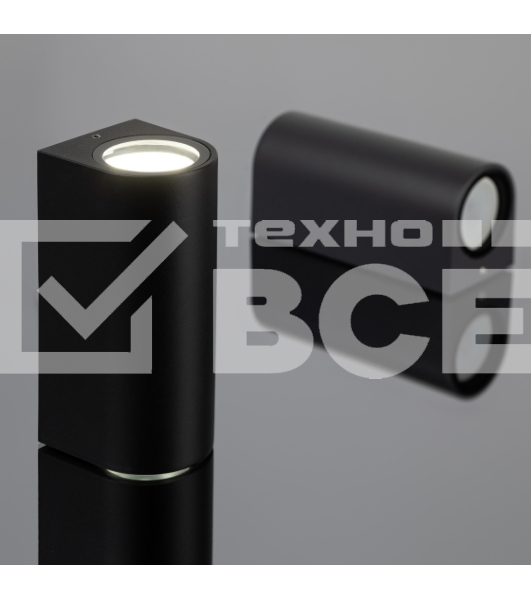 Декоративная подсветка ЭРА WL39 GR MR16/GU10 (2 шт.), серый, для интерьера, фасадов зданий