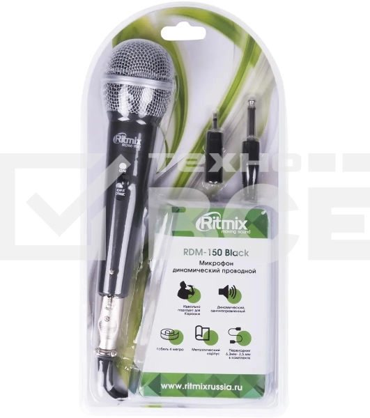 Микрофон RITMIX RDM-150 черный