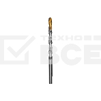 Сверло спиральное по металлу Denzel 11 х 195 мм, Р6М5, Golden Tip, удлиненное, фото10