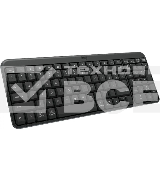 Клавиатура беспроводная Logitech K250, графитовый