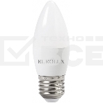 Лампа светодиодная EUROLUX LL-E-C37-6W-230-4K-E27 свеча, фото 1