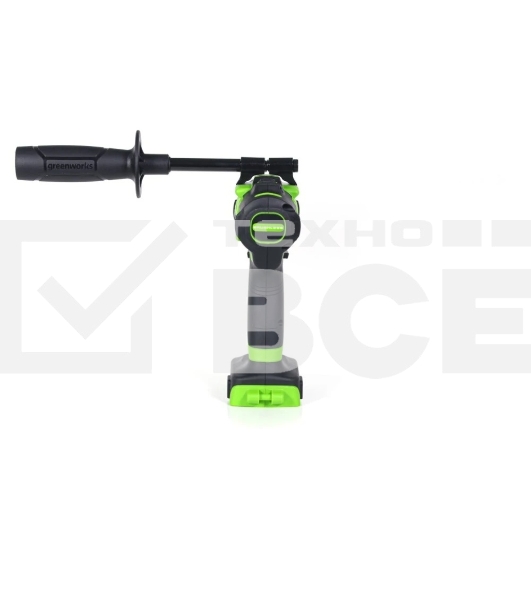 Дрель-шуруповерт аккумуляторная Greenworks GD24DD90 24V, 90 Нм, бесщеточная, 45/90Нм,2х4Ач,ЗУ,кор 3707507CUD